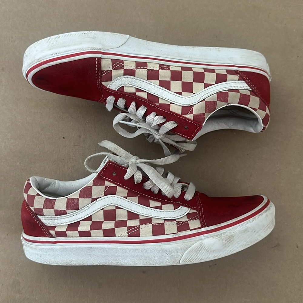 Vans SK8-Low Checkered Red - Picture 6 of 13